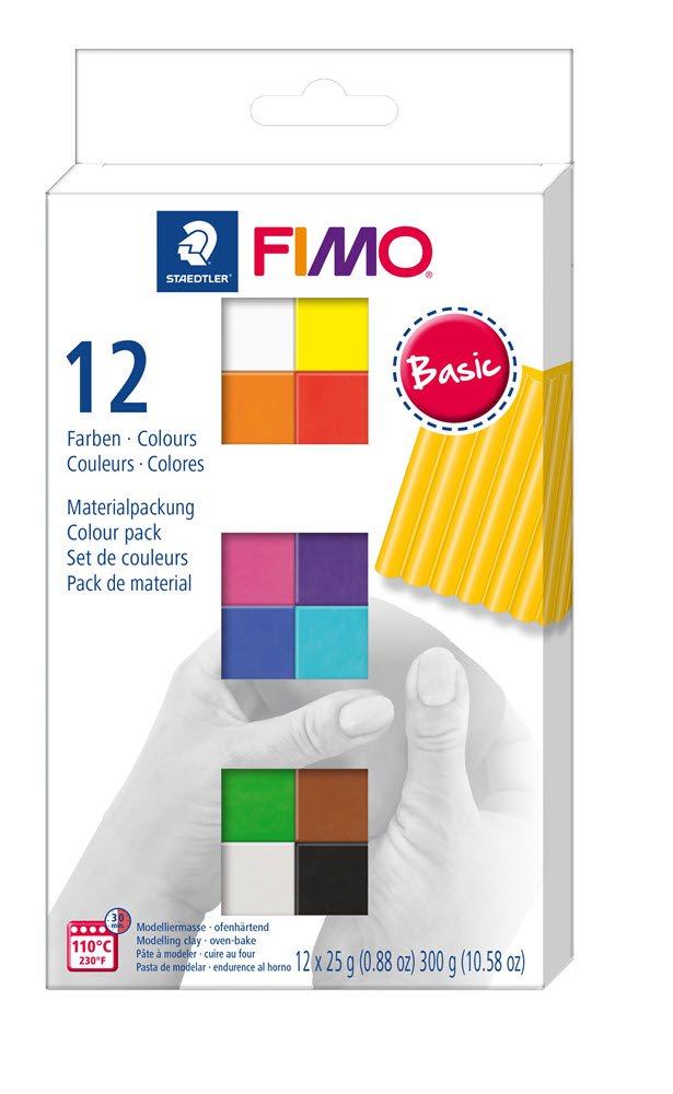 Fimo Soft St 12 X 25g Blokke Basic